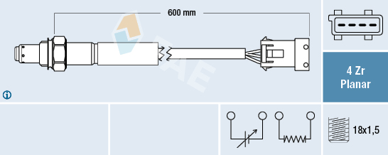 FAE Lambda-sonde 77614