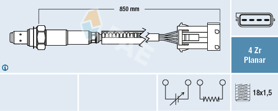 FAE Lambda-sonde 77623