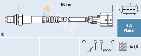 FAE Lambda-sonde 77625