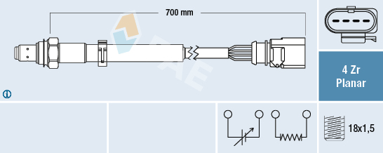 FAE Lambda-sonde 77633