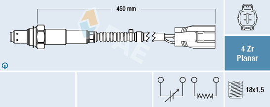 FAE Lambda-sonde 77644