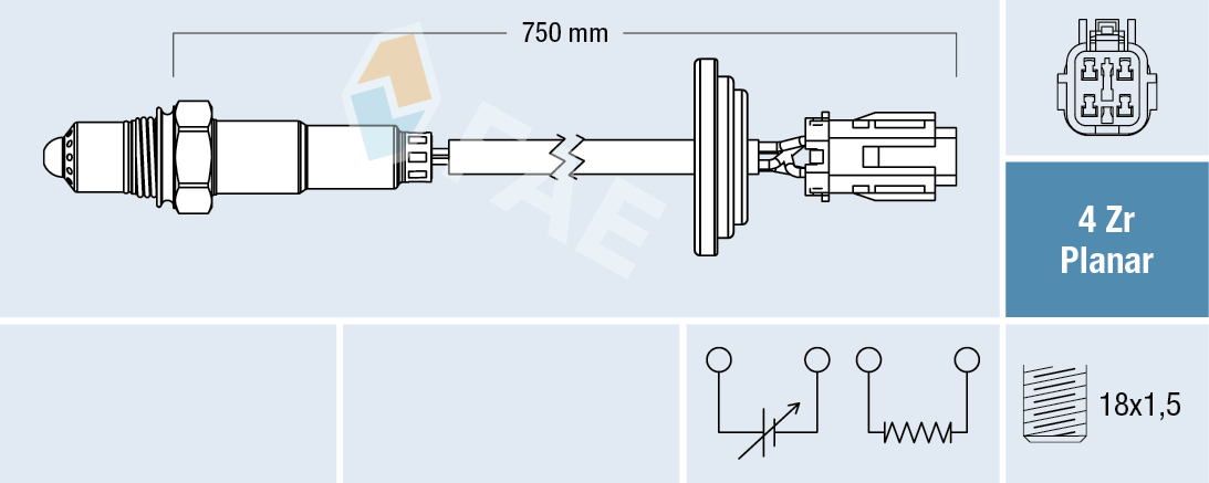 FAE Lambda-sonde 77666