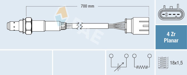 FAE Lambda-sonde 77690