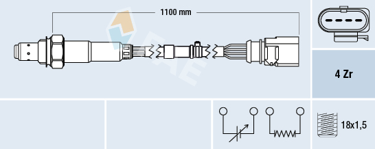 FAE Lambda-sonde 77702