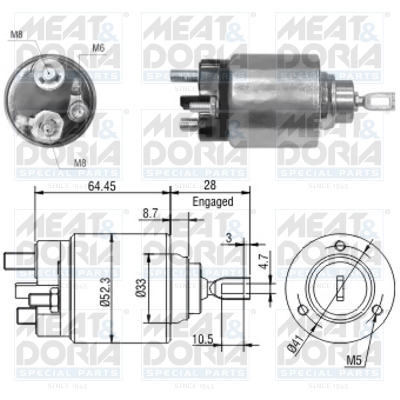 Meat Doria Starter magneetschakelaar 46040