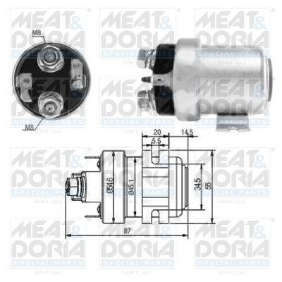 Meat Doria Starter magneetschakelaar 46059