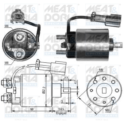 Meat Doria Starter magneetschakelaar 46090