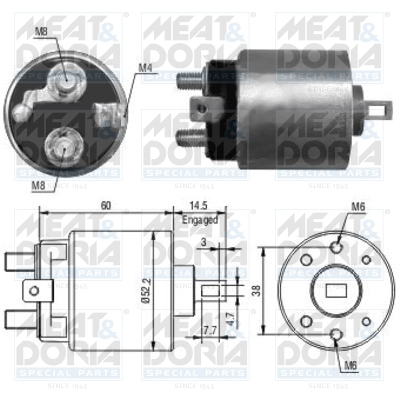 Meat Doria Starter magneetschakelaar 46092