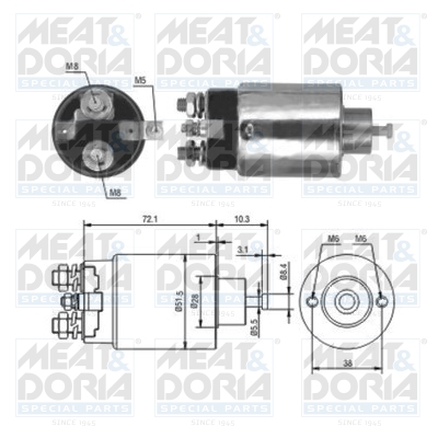 Meat Doria Starter magneetschakelaar 46093