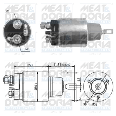 Meat Doria Starter magneetschakelaar 46109