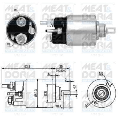 Meat Doria Starter magneetschakelaar 46118