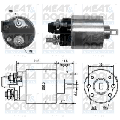 Meat Doria Starter magneetschakelaar 46123