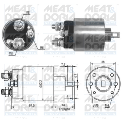 Meat Doria Starter magneetschakelaar 46166