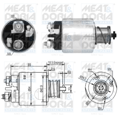 Meat Doria Starter magneetschakelaar 46168