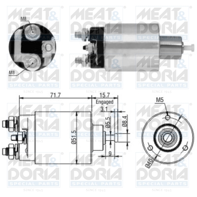 Meat Doria Starter magneetschakelaar 46182