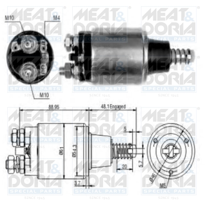 Meat Doria Starter magneetschakelaar 46193