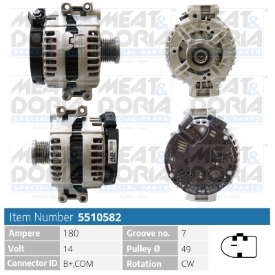 Meat Doria Alternator/Dynamo 5510582