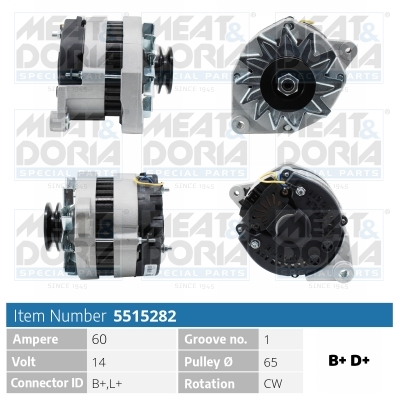 Meat Doria Alternator/Dynamo 5515282