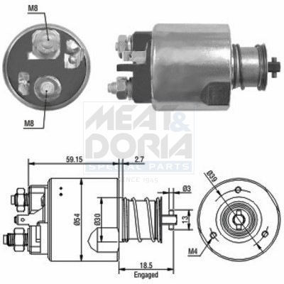Meat Doria Starter magneetschakelaar 46087