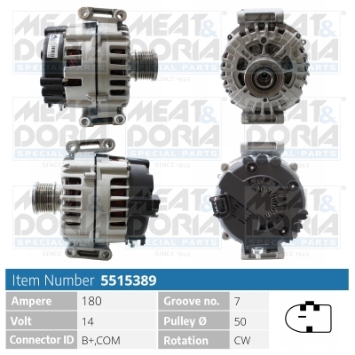 Meat Doria Alternator/Dynamo 5515389