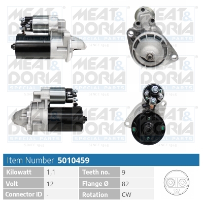 Meat Doria Startmotor / Starter 5010459