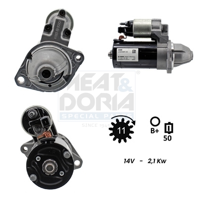Meat Doria Startmotor / Starter 5010886G