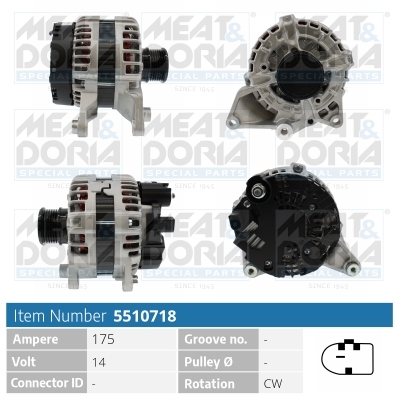 Meat Doria Dynamo / Alternator 5510718