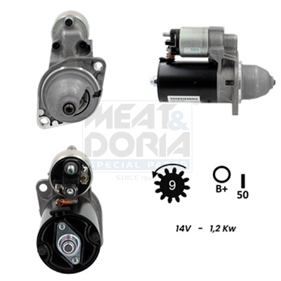Meat Doria Startmotor / Starter 5010114G