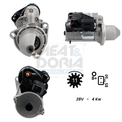 Meat Doria Startmotor / Starter 5110077G