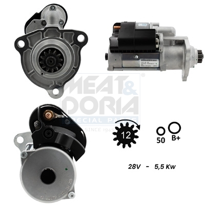 Meat Doria Startmotor / Starter 5110083G