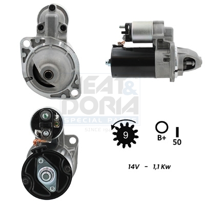 Meat Doria Startmotor / Starter 5010402G