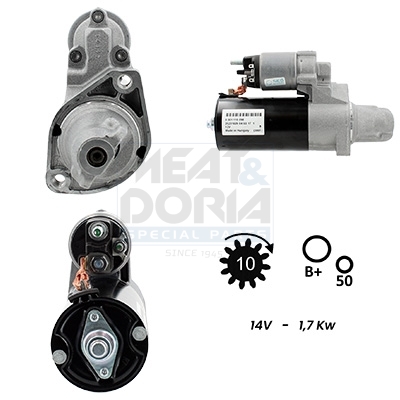 Meat Doria Startmotor / Starter 5010323G