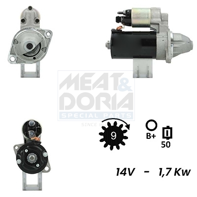 Meat Doria Startmotor / Starter 5010477G