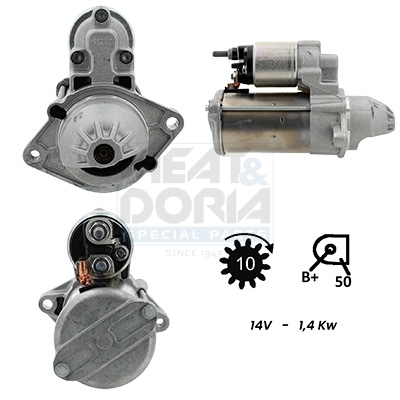 Meat Doria Startmotor / Starter 5010059G