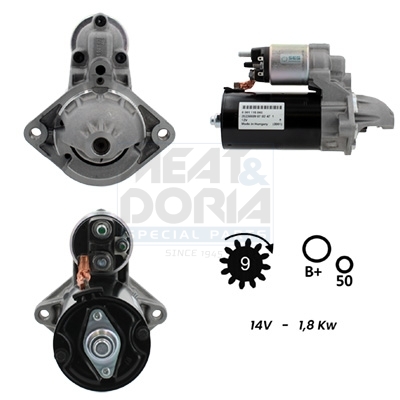 Meat Doria Startmotor / Starter 5010087G