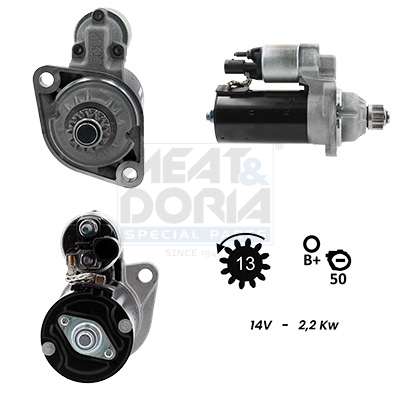 Meat Doria Startmotor / Starter 5010312G