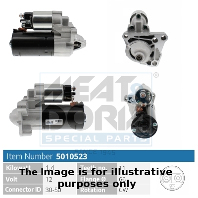 Meat Doria Startmotor / Starter 5010523G