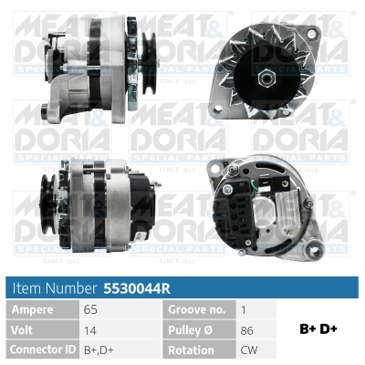 Meat Doria Dynamo / Alternator 5530044R