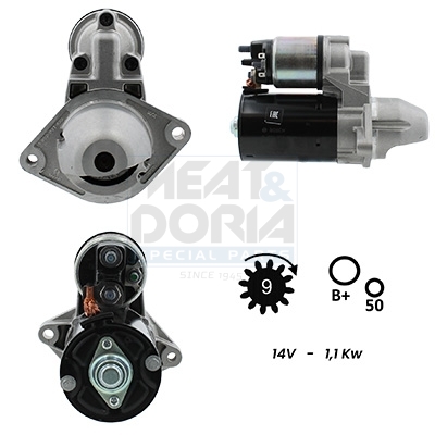 Meat Doria Startmotor / Starter 5010005G