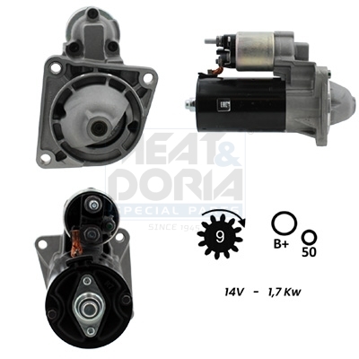 Meat Doria Startmotor / Starter 5010007G