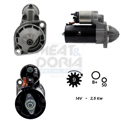 Meat Doria Startmotor / Starter 5010920G
