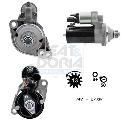 Meat Doria Startmotor / Starter 5010957G