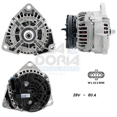Meat Doria Dynamo / Alternator 5610160G