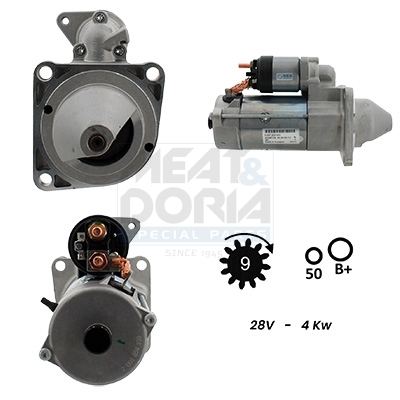 Meat Doria Startmotor / Starter 5110045G