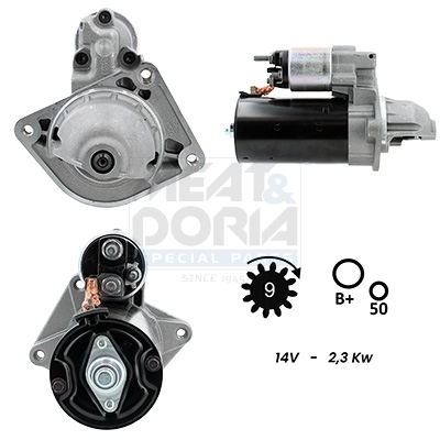 Meat Doria Startmotor / Starter 5010366G