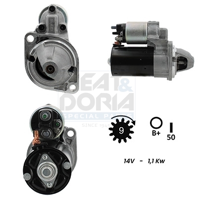 Meat Doria Startmotor / Starter 5010147G