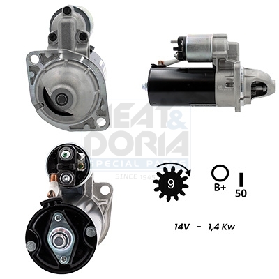 Meat Doria Startmotor / Starter 5010367G