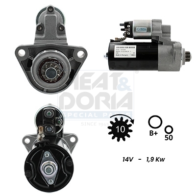 Meat Doria Startmotor / Starter 5010386G