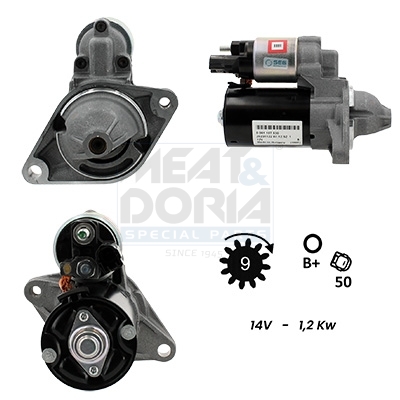 Meat Doria Startmotor / Starter 5010369G