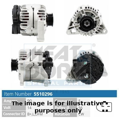 Meat Doria Dynamo / Alternator 5510296G